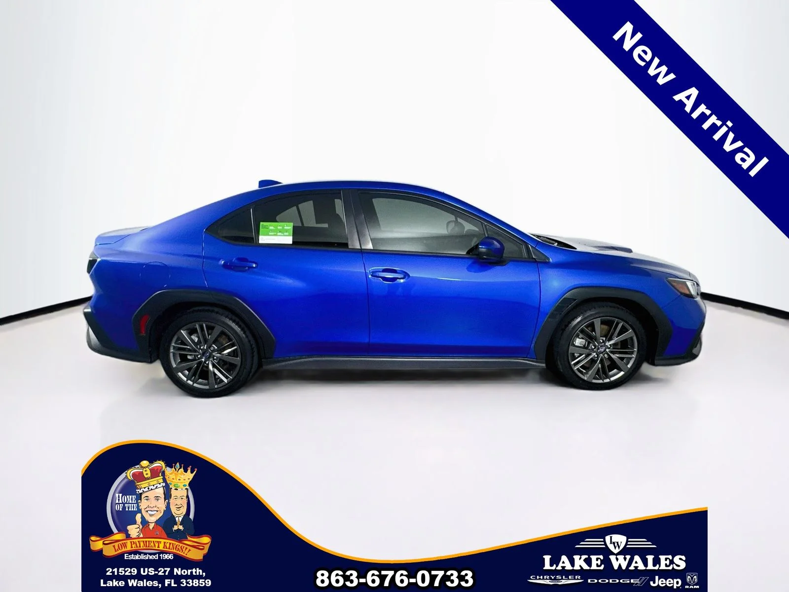 Certified Used 2024 Blue Subaru Base image 8