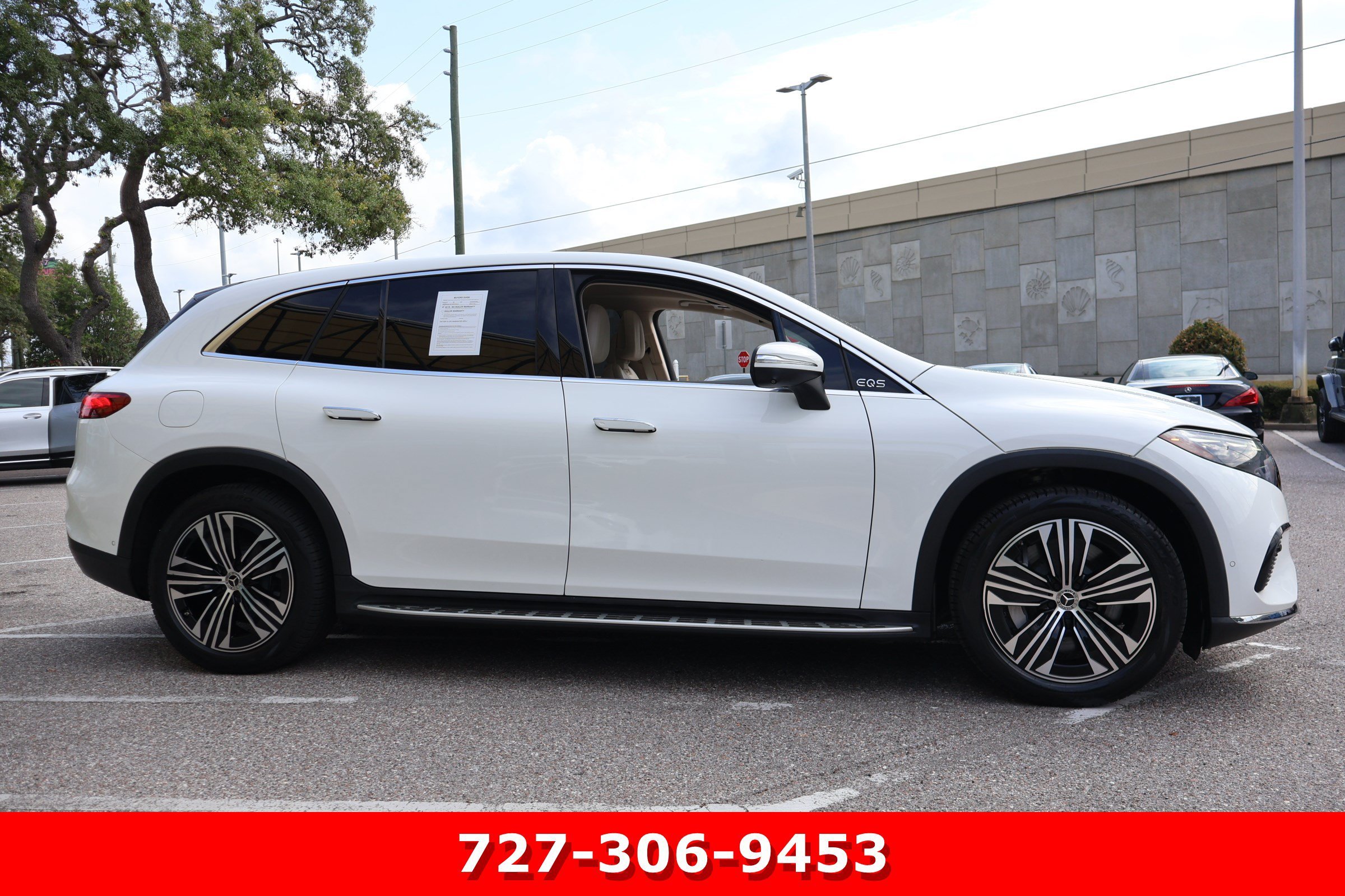 Certified Used 2023 Polar White Mercedes-Benz EQS 450+ image 11