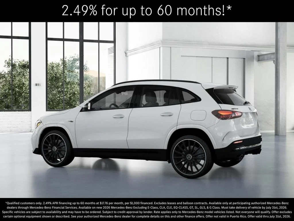 New 2026 Polar White Mercedes-Benz AMG® GLA 35 4MATIC SUV image 73