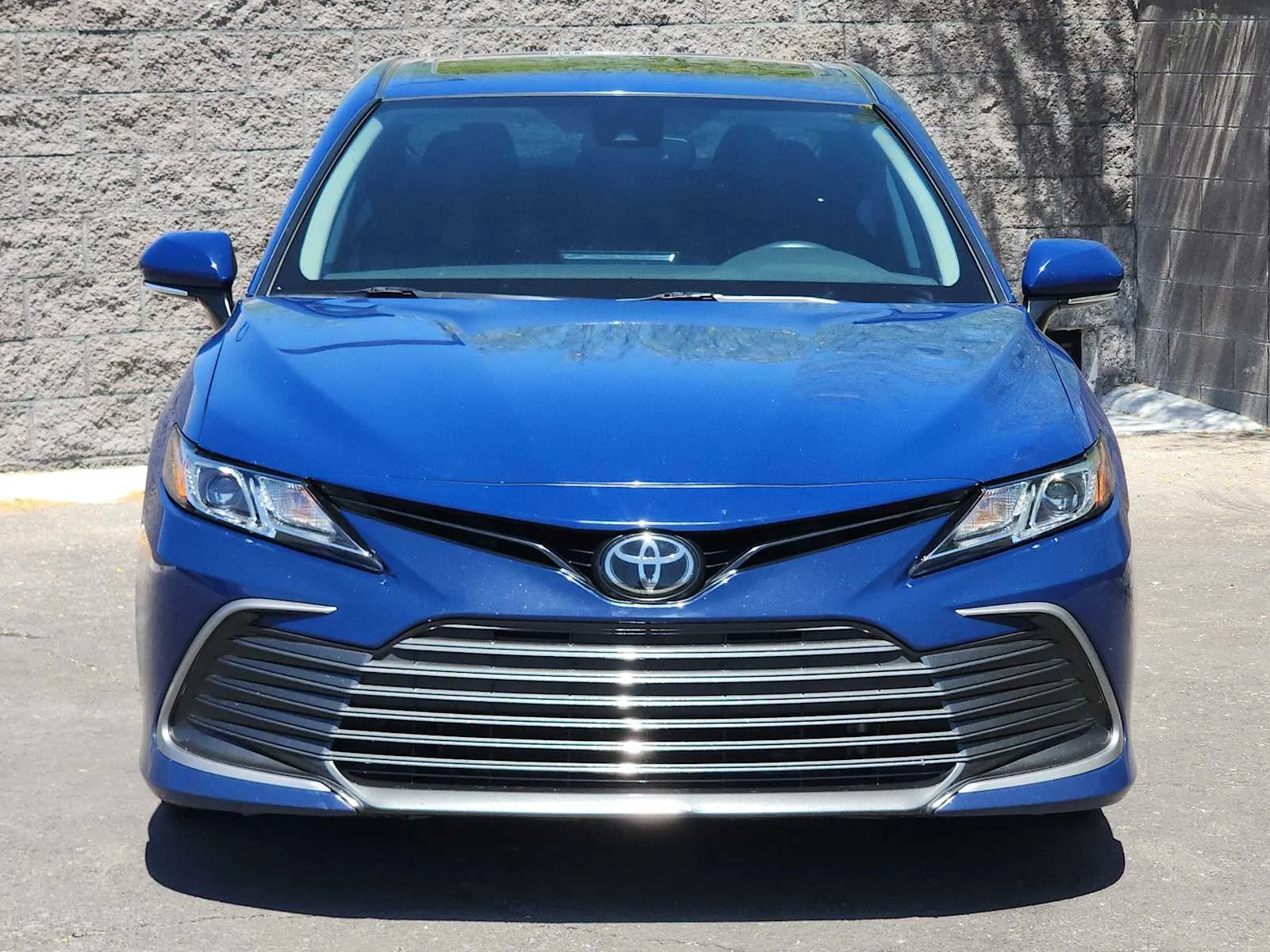 Used 2023 Reservoir Blue Toyota LE image 3