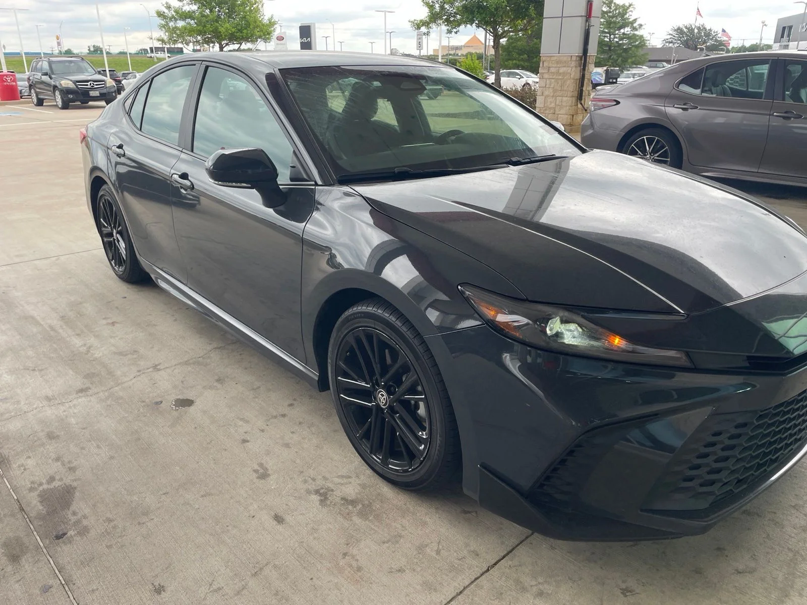 Used 2025 Black Toyota SE image 4