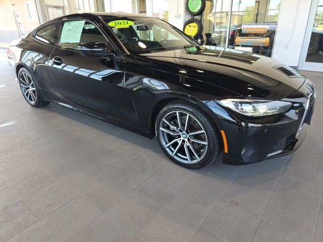 Used 2021 Black BMW 430i xDrive image 1