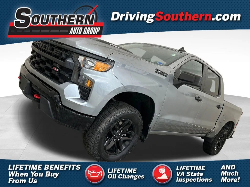 Used 2024 Sterling Gray Metallic Chevrolet Custom Trail Boss image 1