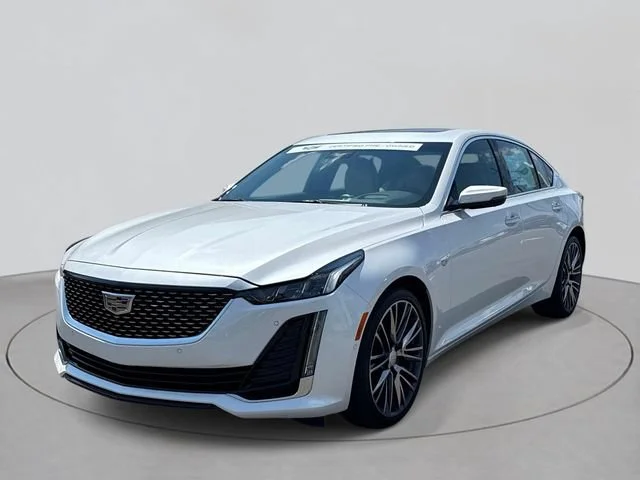 Certified Used 2023 Crystal White Tricoat Cadillac Premium Luxury image 1