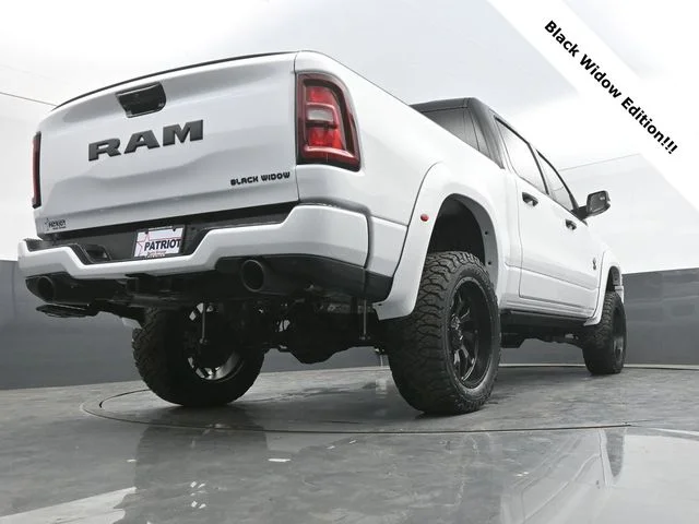 New 2026 Bright White Clear-Coat Exterior Paint RAM BLACK WIDOW EDITION image 44
