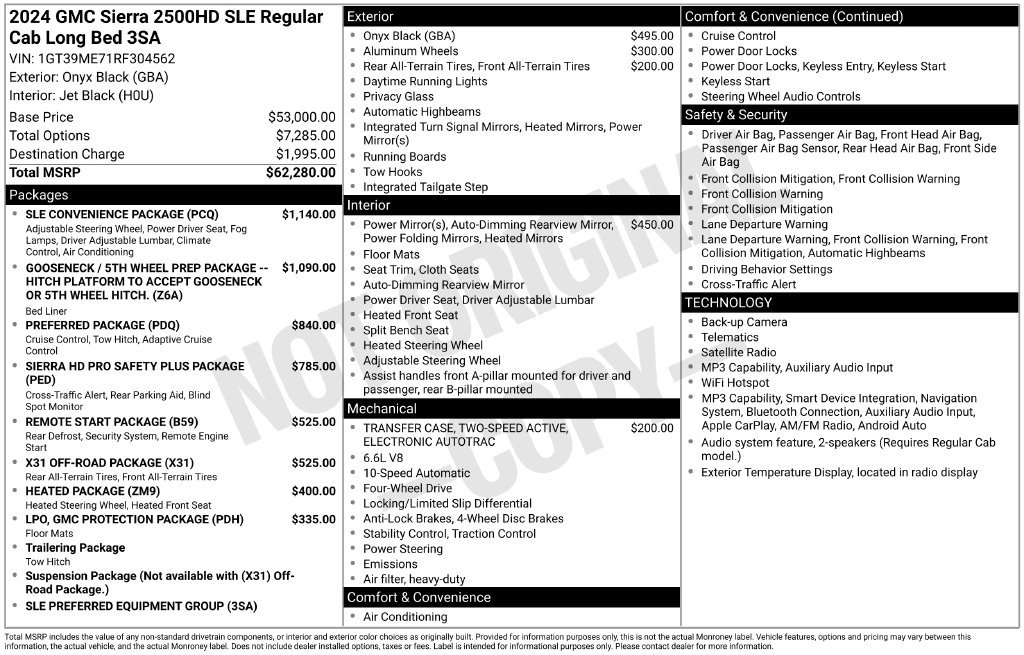 Used 2024 Black GMC SLE image 25