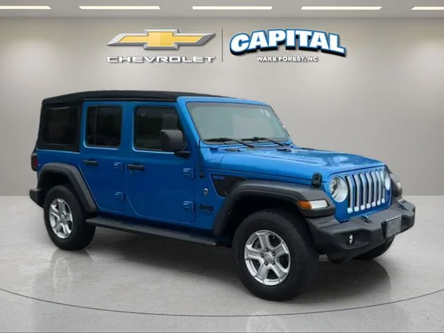 Used 2022 Blue Jeep Unlimited Sport S image 7
