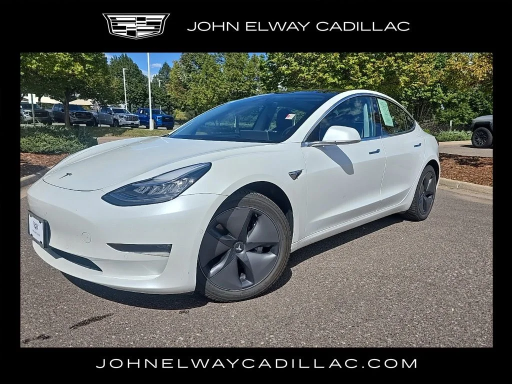 Used 2020 Pearl White Multi-Coat Tesla Long Range image 1
