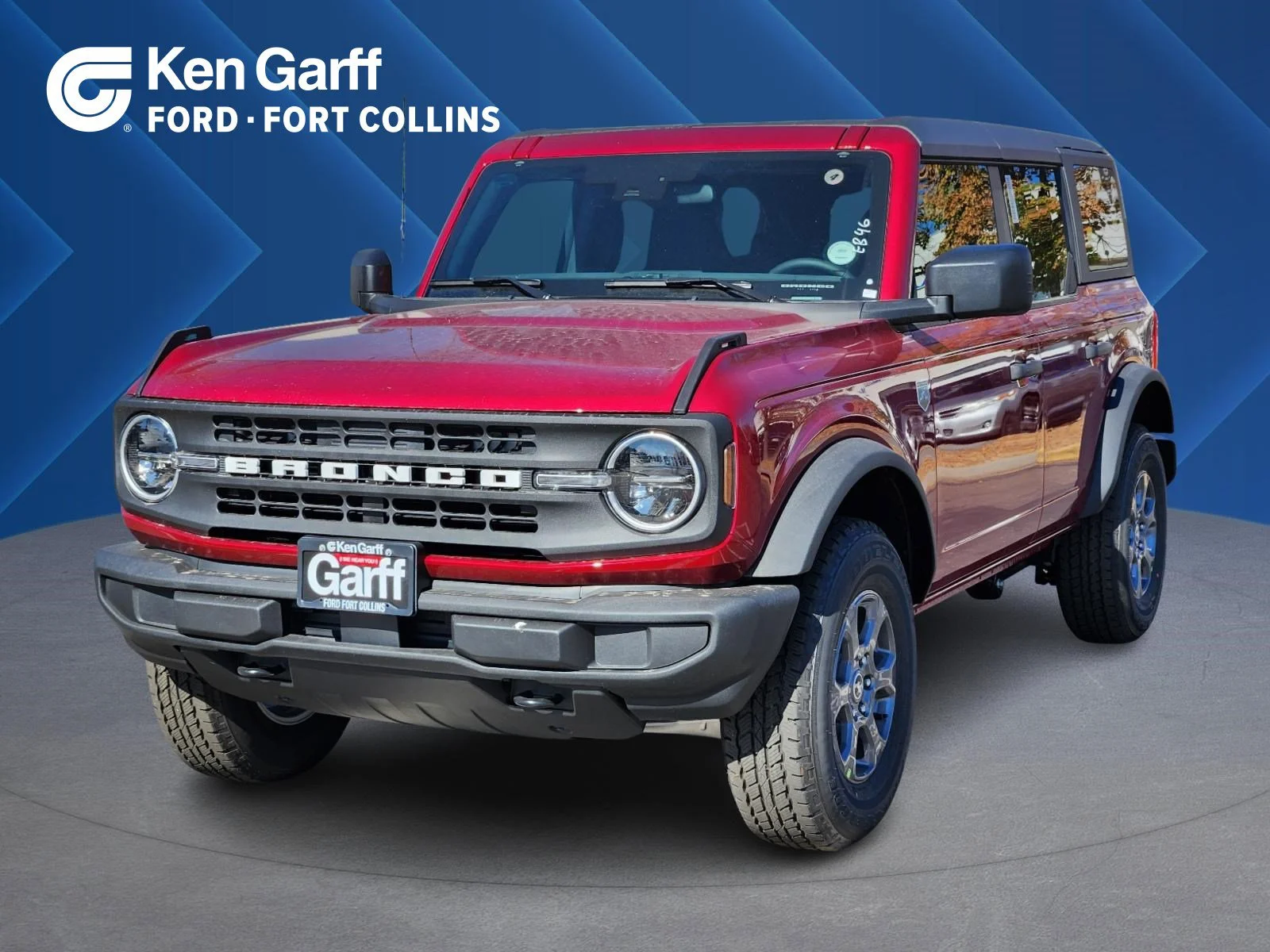 New 2025 Ruby Red Metallic Tinted Clearcoat Ford Big Bend image 1