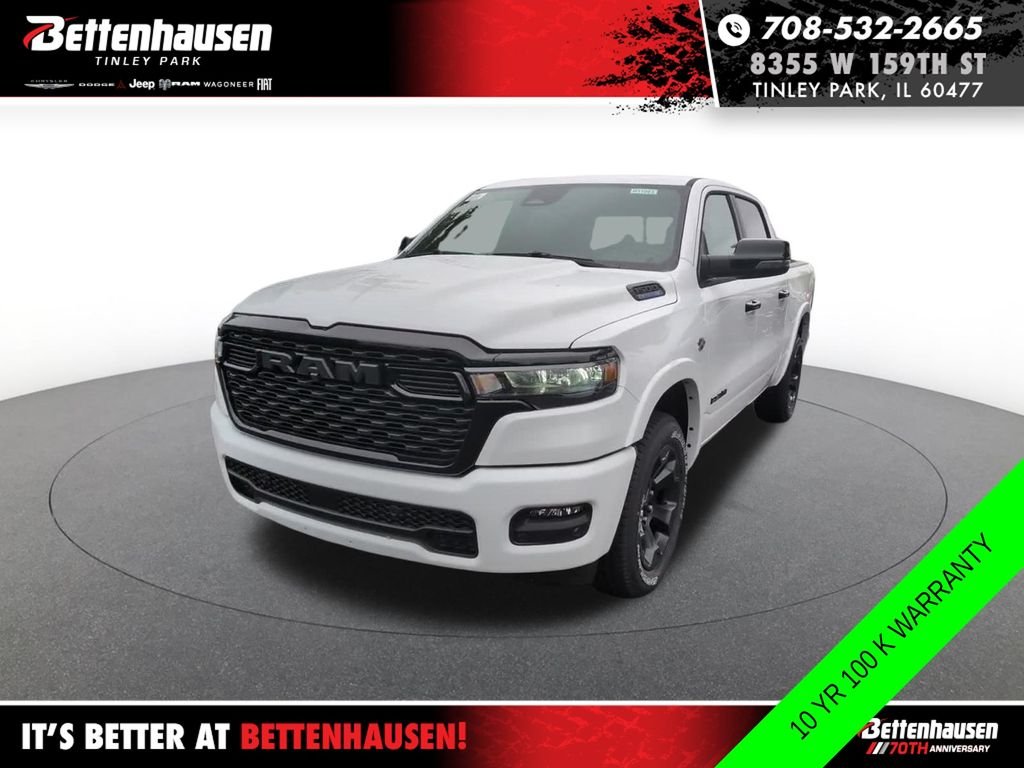 New 2026 Bright White Clear-Coat Exterior Paint RAM Big Horn image 12