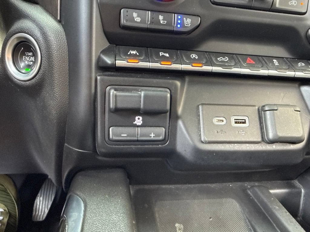 Used 2021 SATIN STEEL METALLIC GMC AT4 image 91