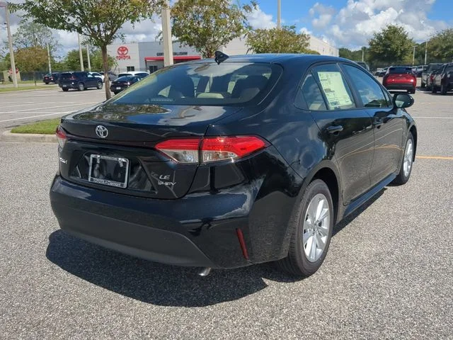 New 2026 Midnight Black Metallic Toyota Hybrid LE image 4