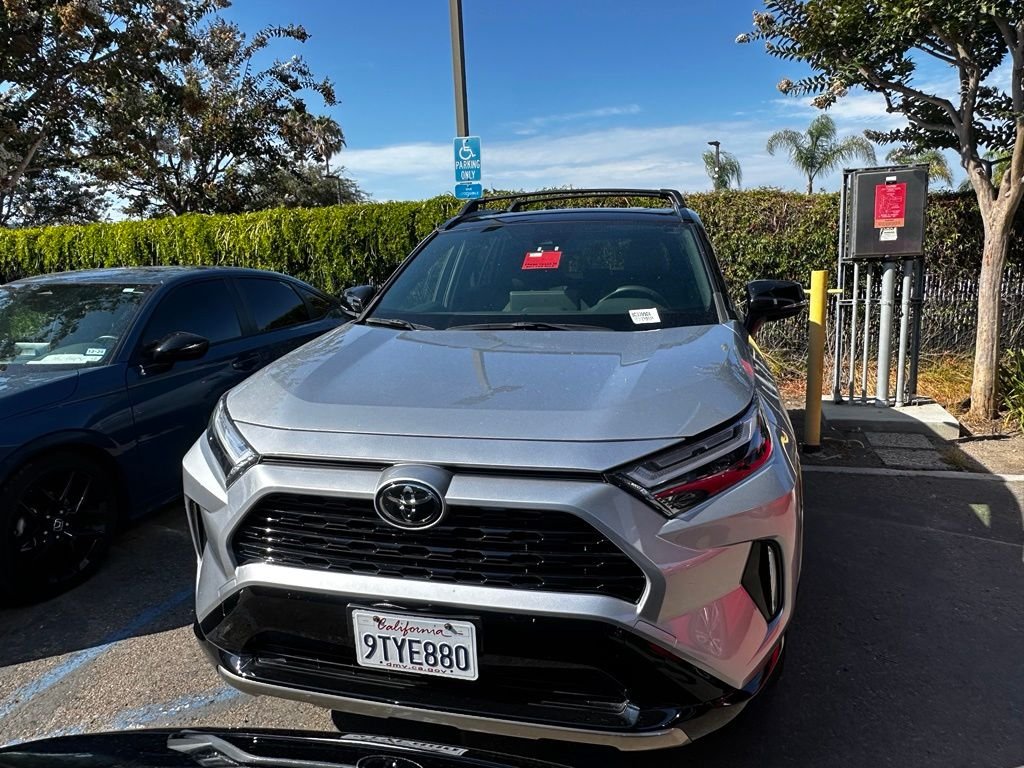 Used 2025 Midnight Black Metallic Toyota XSE image 8