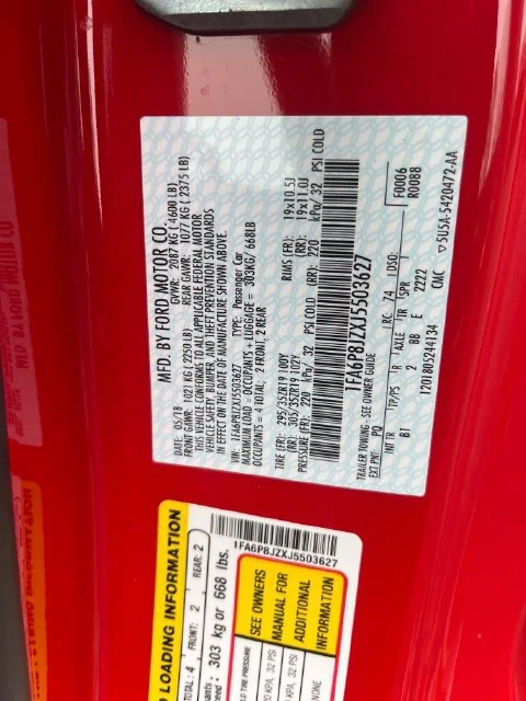 Used 2018 Race Red Ford Shelby GT350 image 15
