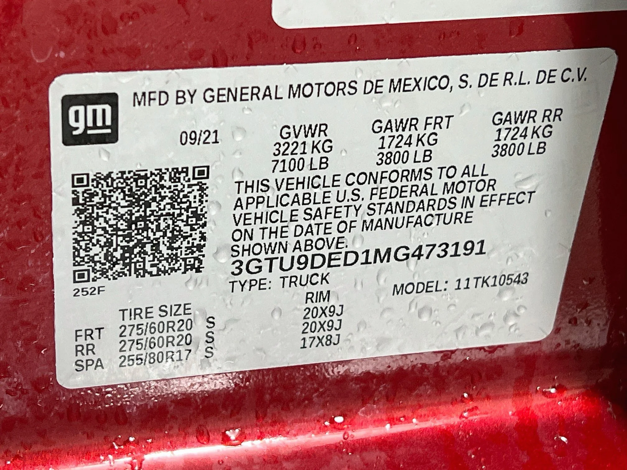 Used 2021 Cayenne Red Tintcoat GMC SLT image 29