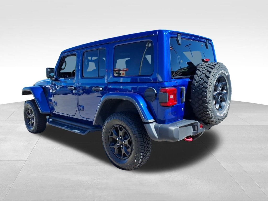 Used 2020 Ocean Blue Metallic Jeep Unlimited Rubicon image 22