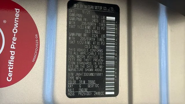 Certified Used 2021 Gold Nissan Platinum image 30