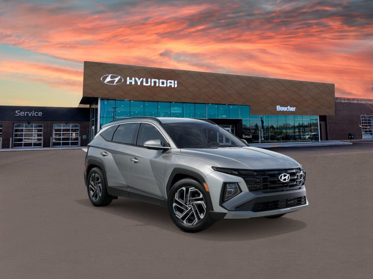 New 2026 Shimmering Silver Hyundai SEL AWD image 2
