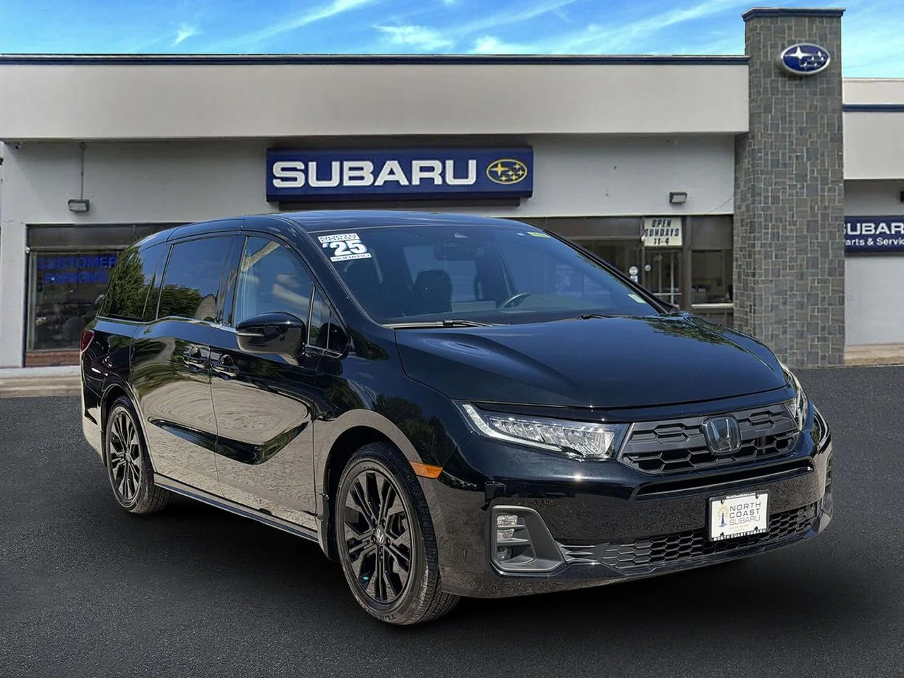 Used 2025 Crystal Black Pearl Honda Sport-L image 1
