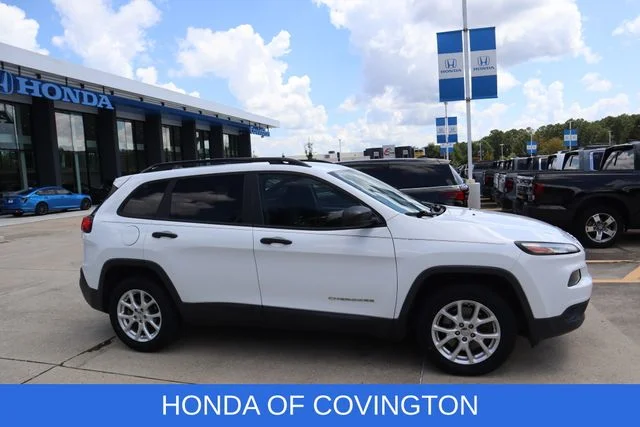 Used 2016 Jeep Cherokee Sport with VIN 1C4PJLAB5GW165899 for sale in Covington, LA