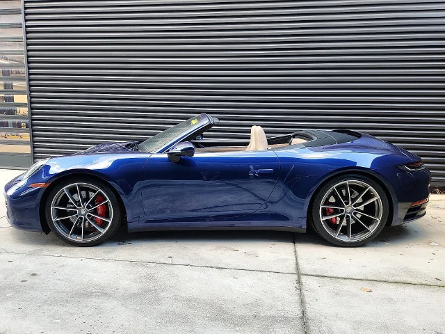 Certified Used 2024 Gentian Blue Metallic   1A Porsche Carrera 4 image 2