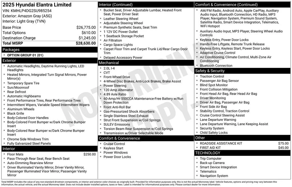 Used 2025 Gray Hyundai Limited image 6