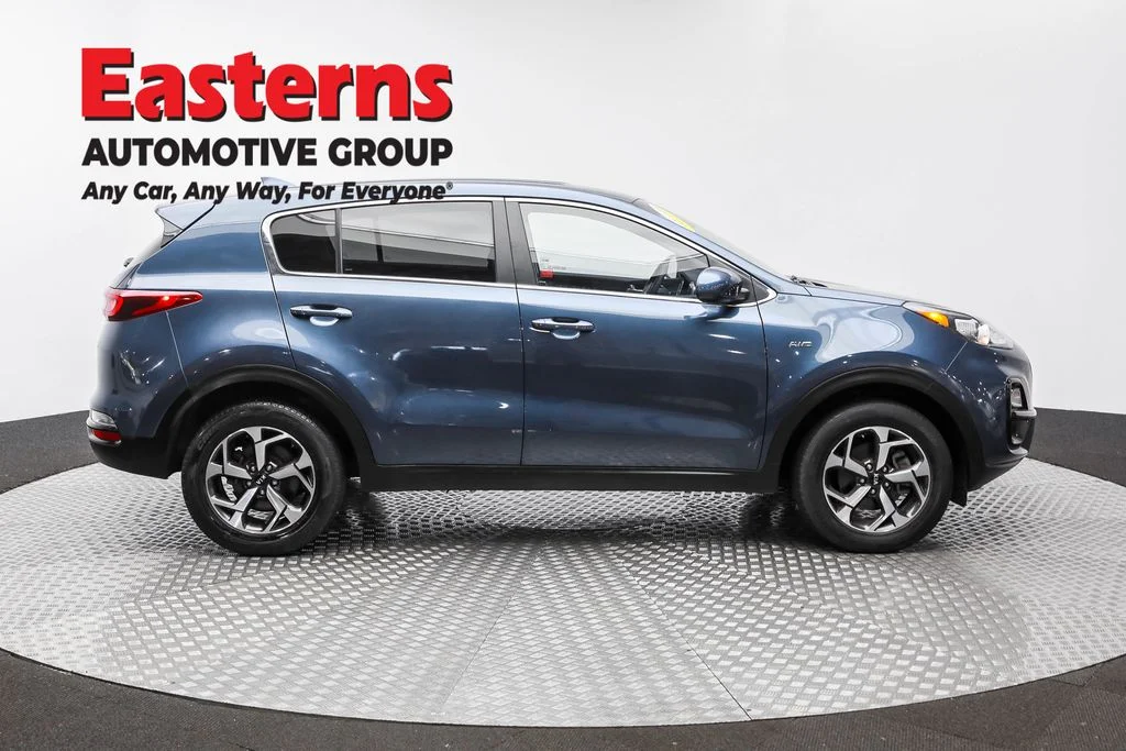 Used 2020 Blue Kia LX image 4