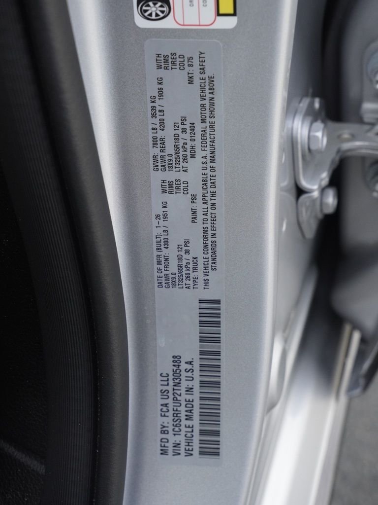 New 2026 Silver Zynith Exterior Paint RAM RHO image 30