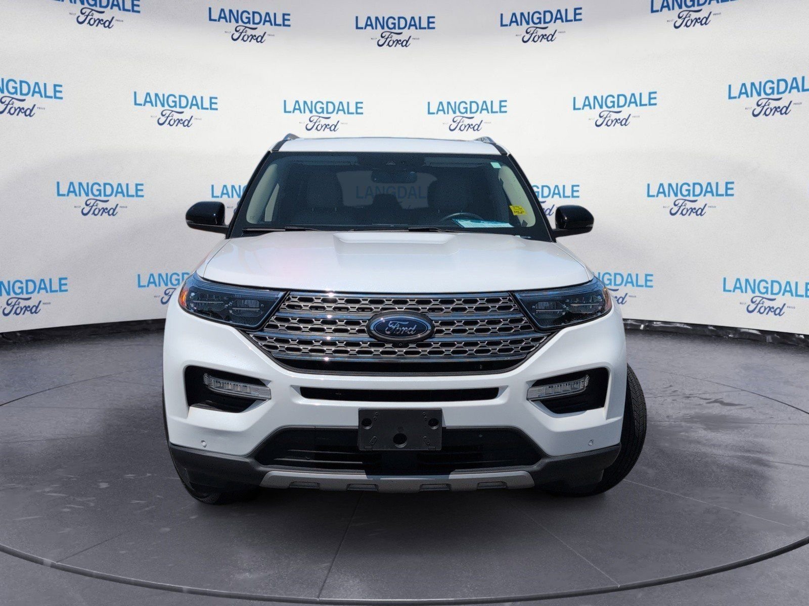 Used 2021 White Metallic Ford Limited image 12