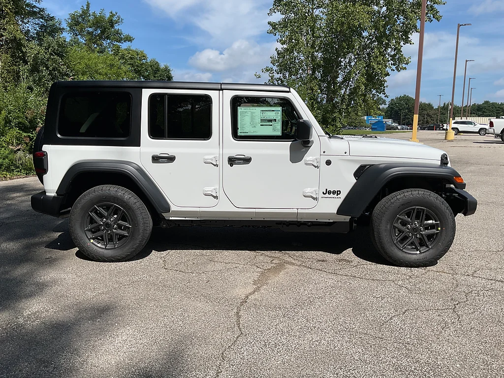 New 2027 Bright White Clearcoat Jeep Sport S image 4