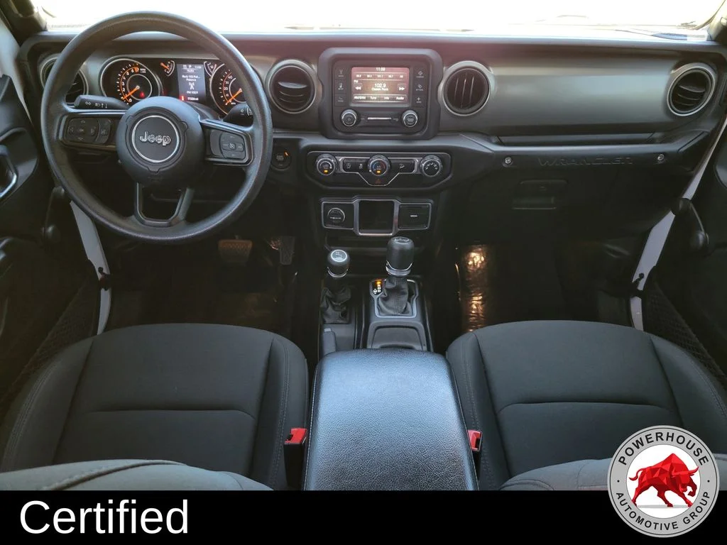 Used 2018 White Jeep Unlimited Sport image 17