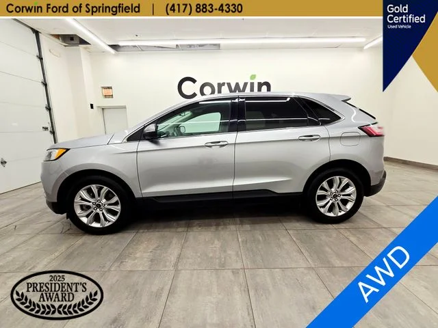 Certified Used 2024 Iconic Silver Metallic Ford Titanium image 2