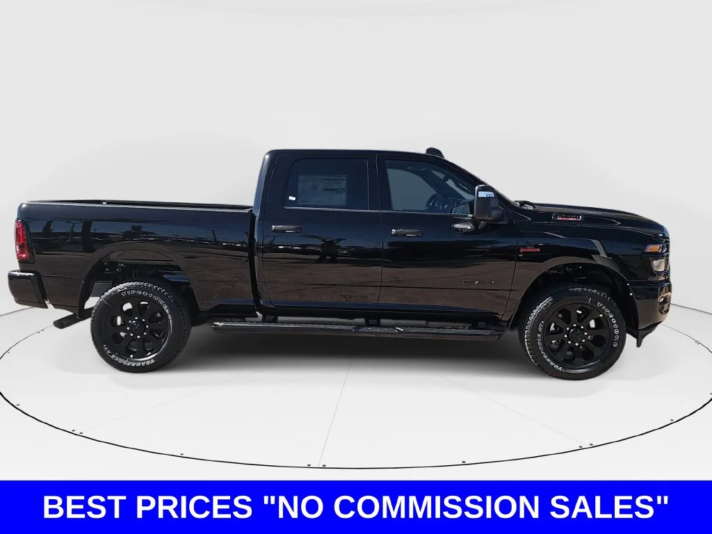 New 2026 Diamond Black Crystal Pearl-Coat Exterior Paint RAM Big Horn image 2