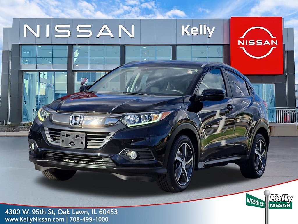 Used 2022 Crystal Black Pearl Honda EX image 1