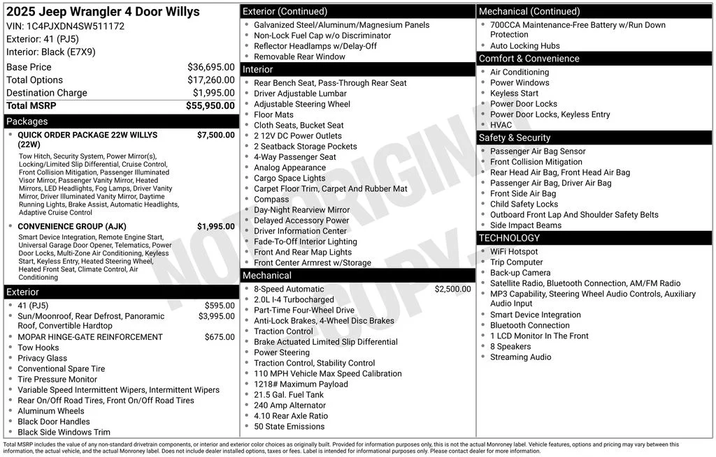 Used 2025  Jeep Willys image 43