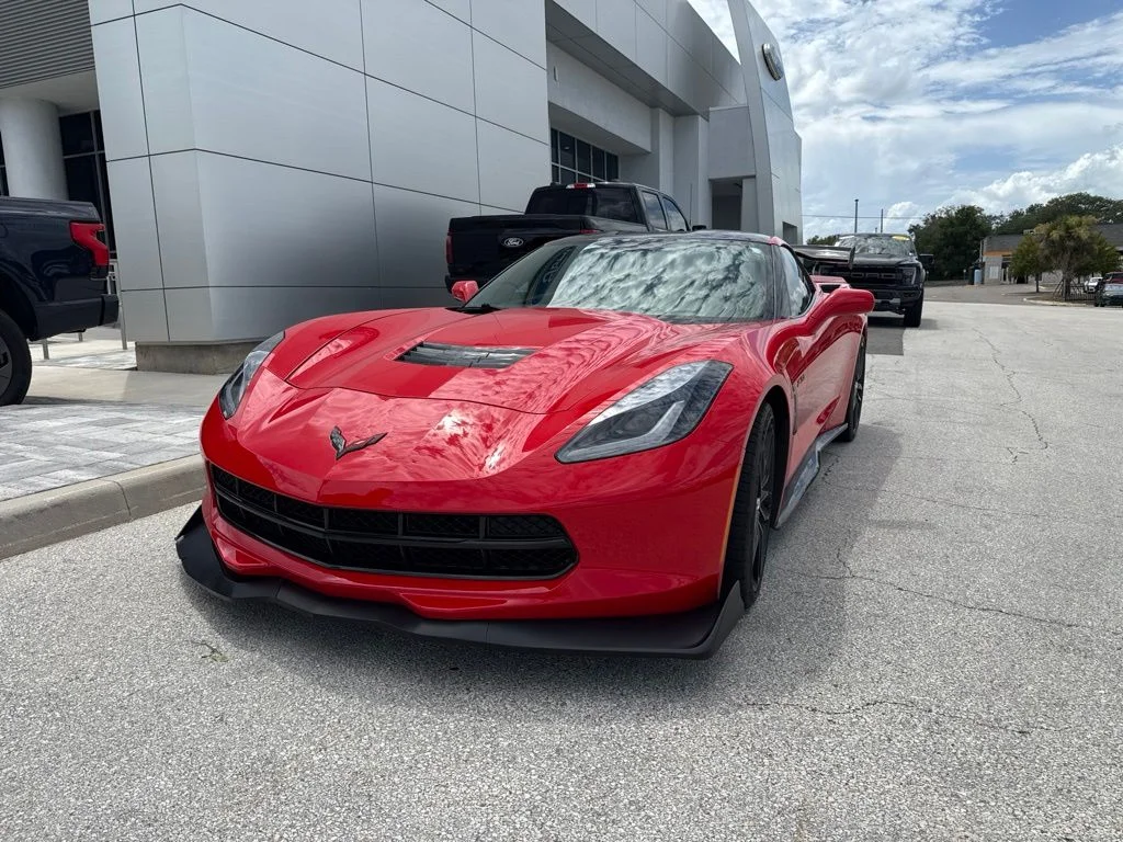 Used 2015 Torch Red Chevrolet Stingray Z51 image 7