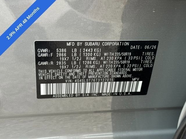 New 2026 RIVER ROCK PEARL Subaru Touring Hybrid image 41