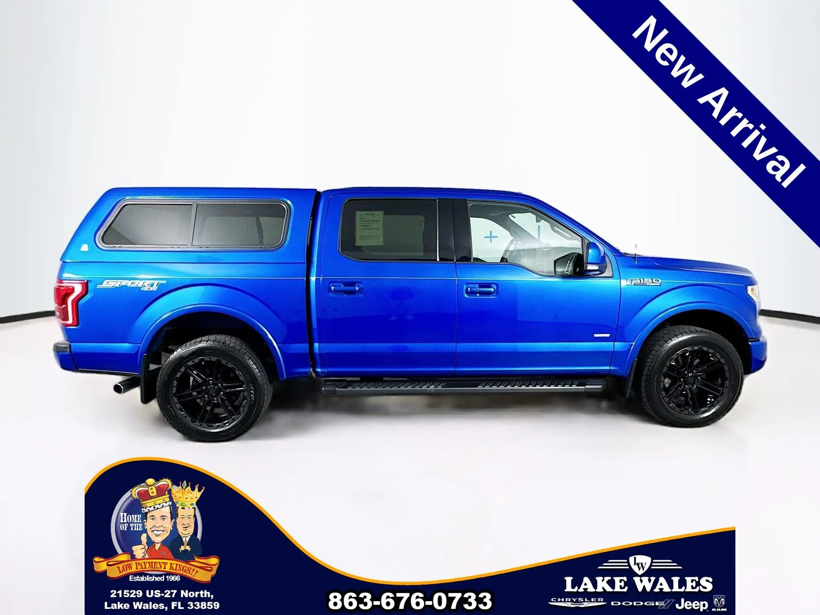 Certified Used 2016 Blue Ford Lariat image 8