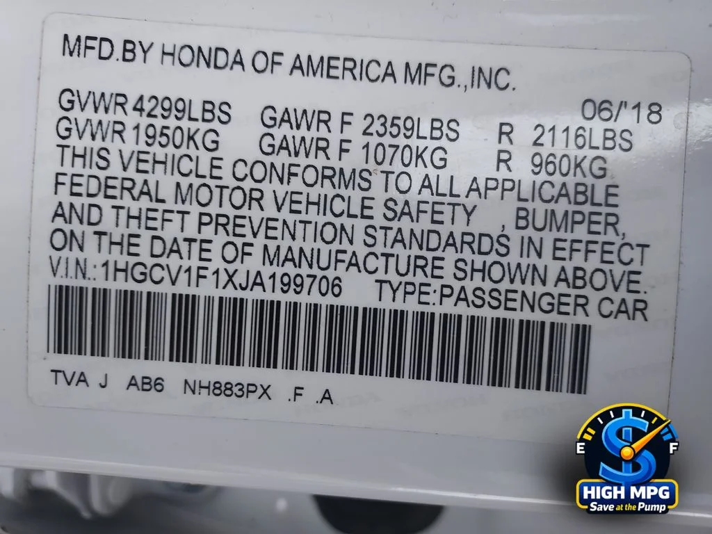 Used 2018 White Honda LX image 35