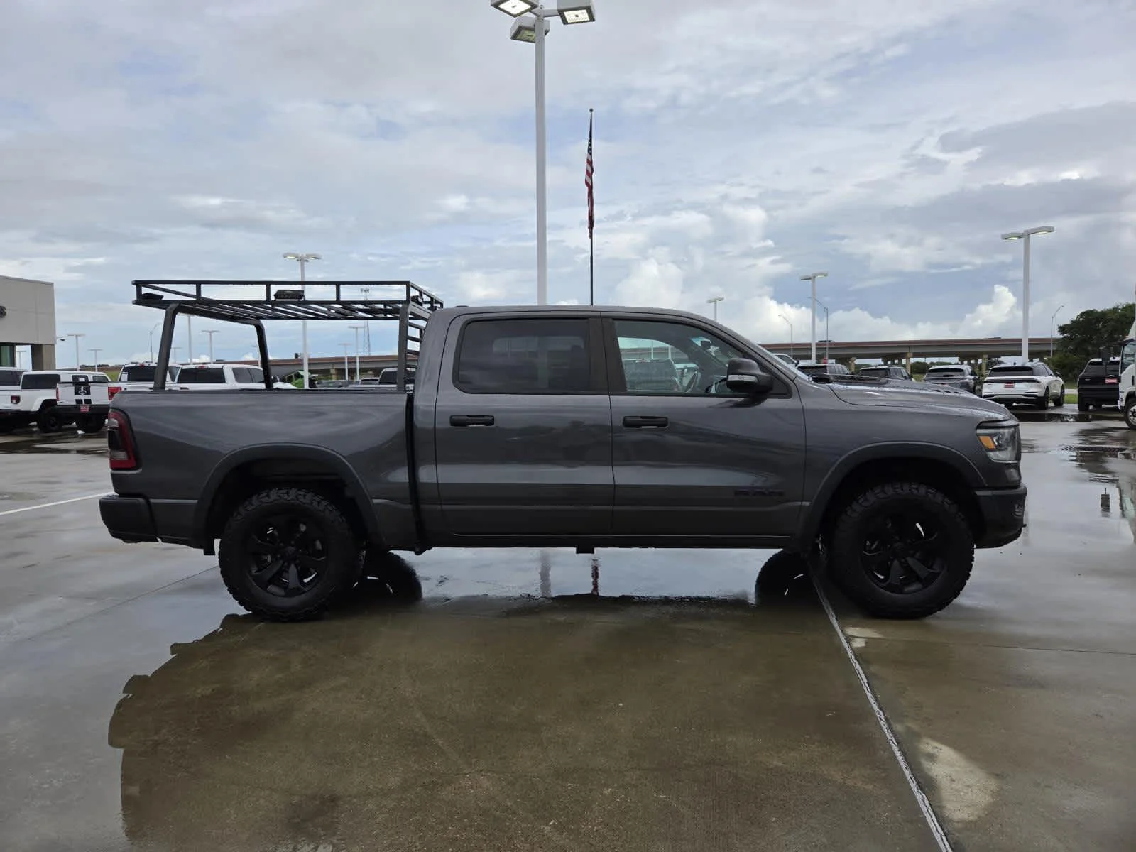 Used 2022 Granite Crystal Metallic Clearcoat Ram Rebel image 6
