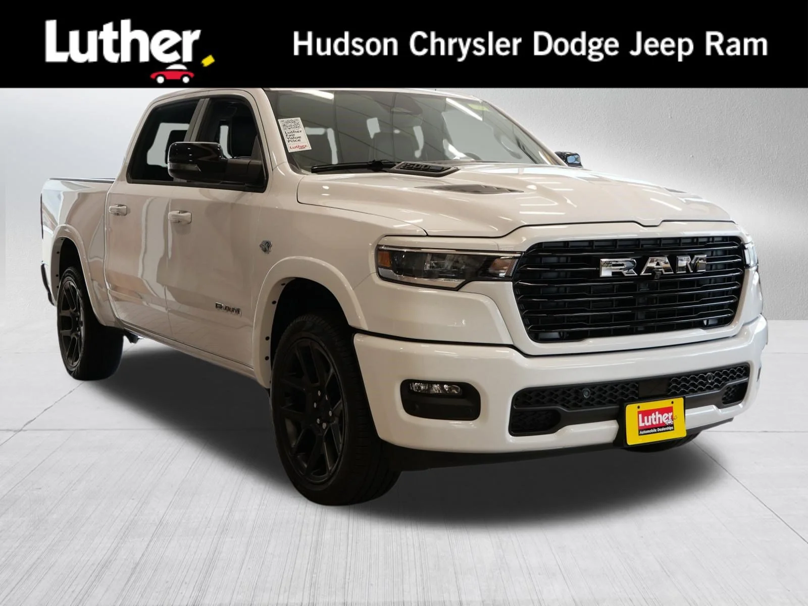 New 2026 Bright White Clear-Coat Exterior Paint RAM Laramie image 1