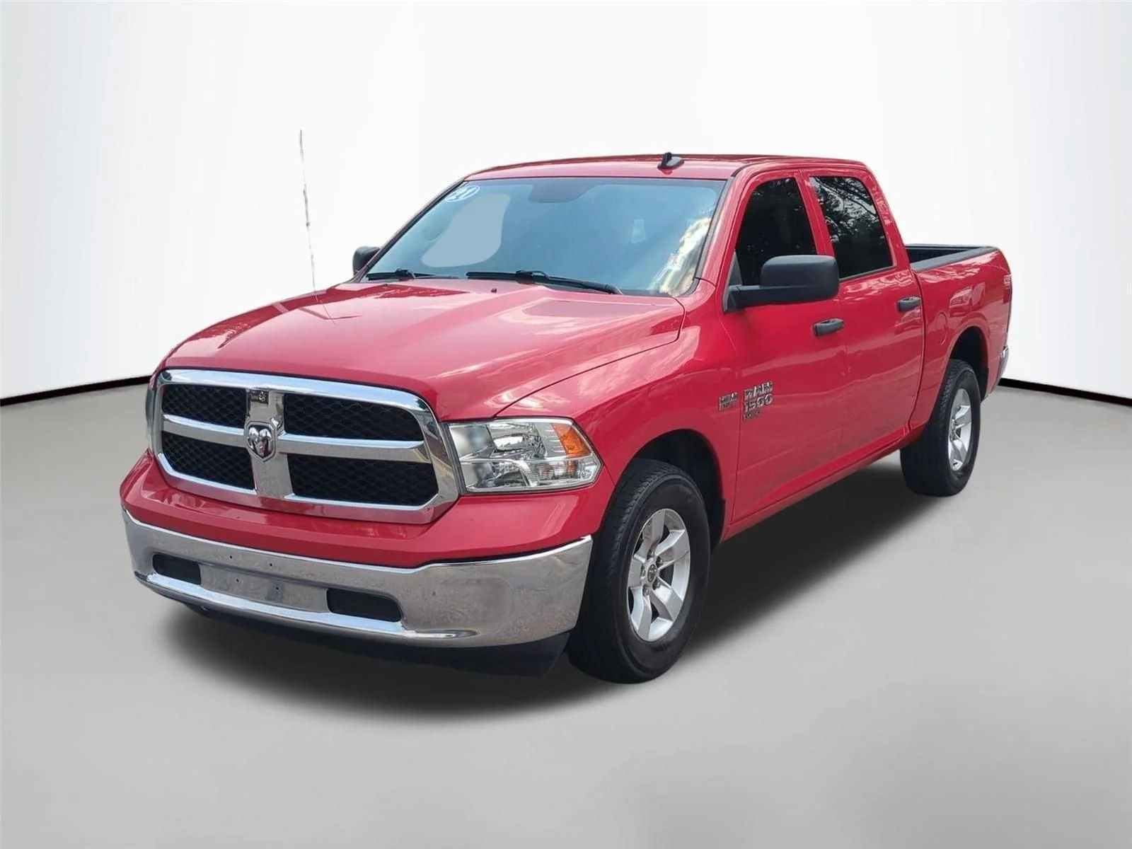 Used 2021 Flame Red Clearcoat Ram Tradesman image 1