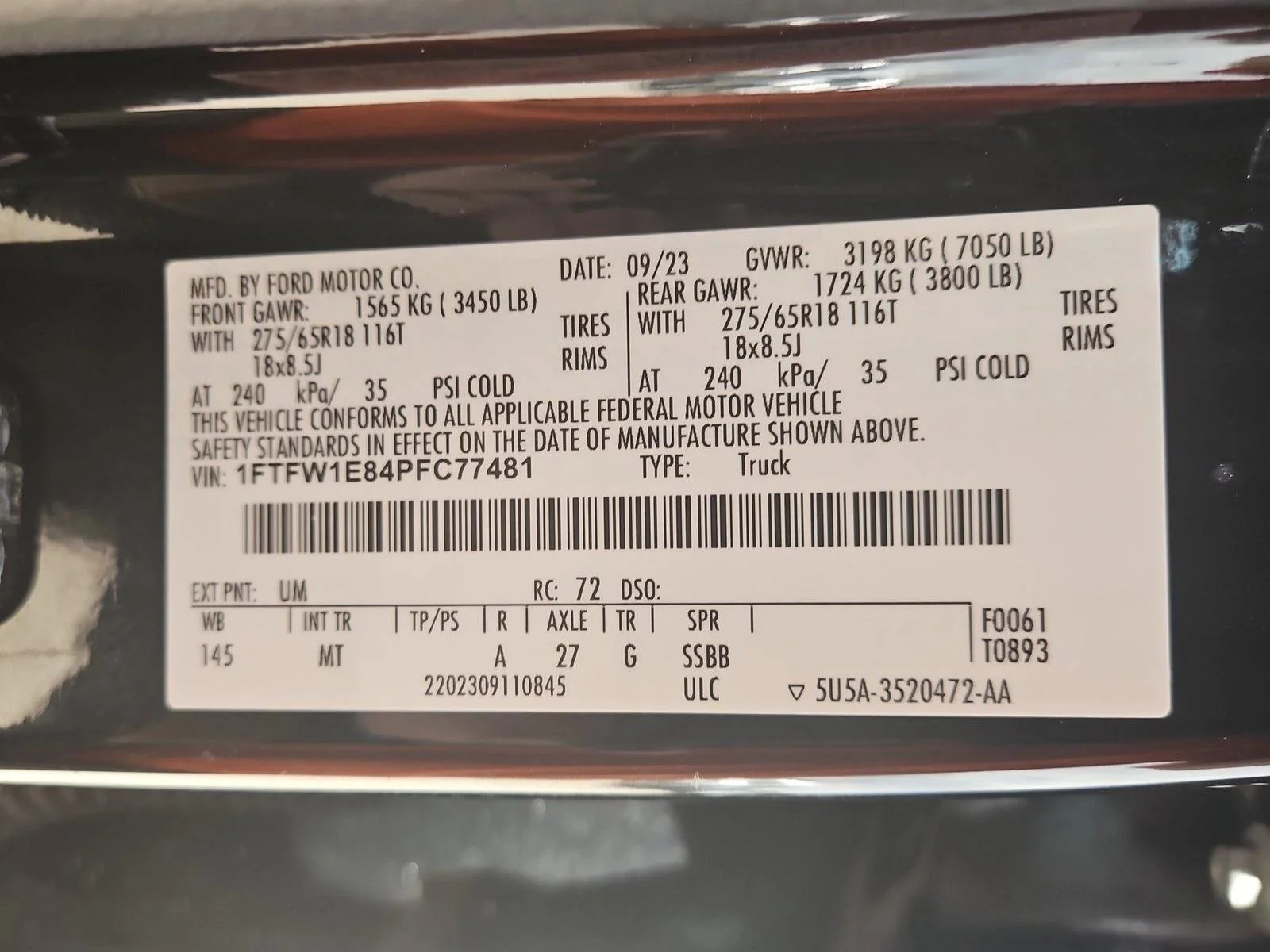 Certified Used 2023 Agate Black Metallic Ford XLT image 23