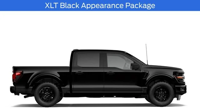 New 2026 Agate Black Metallic Ford XLT image 3