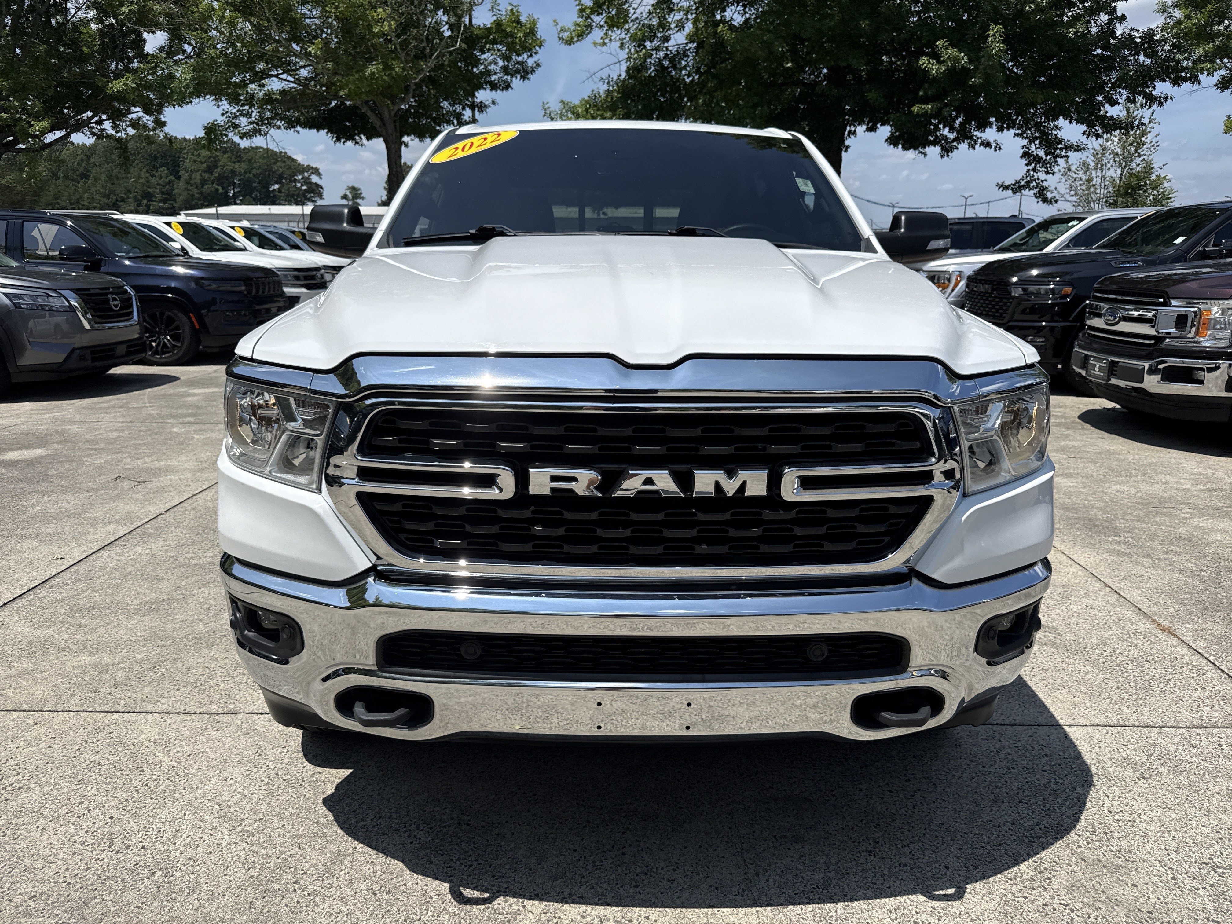 Used 2022 Bright White Clearcoat Ram Big Horn image 2