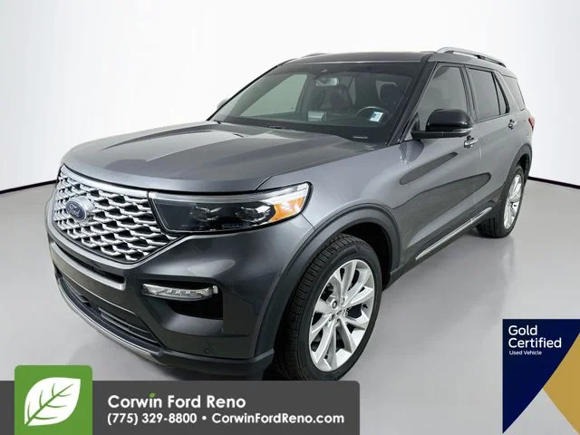 Used 2022 Gray Metallic Ford Platinum image 4