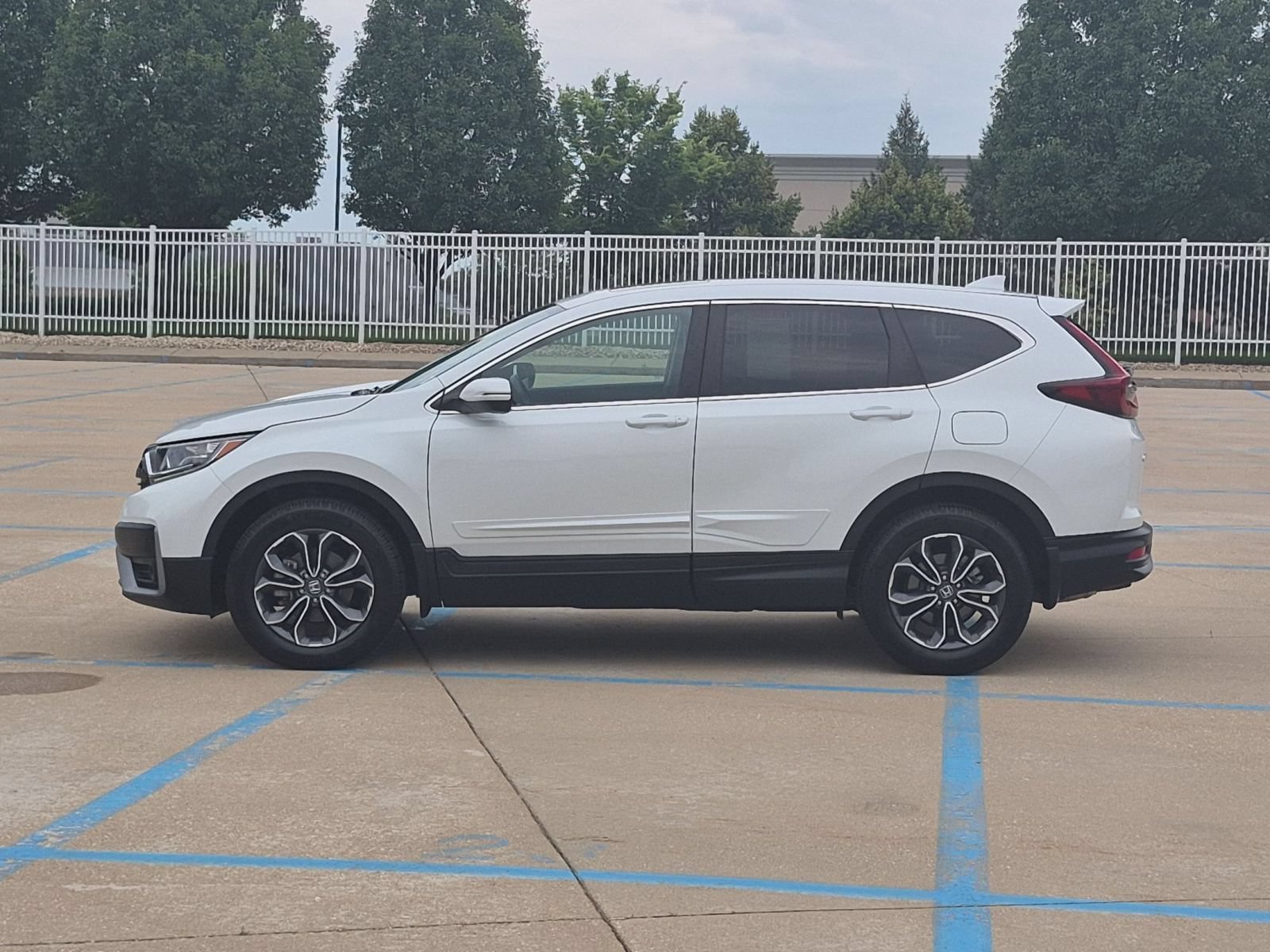 Certified Used 2020 Platinum White Pearl Honda EX-L AWD image 10