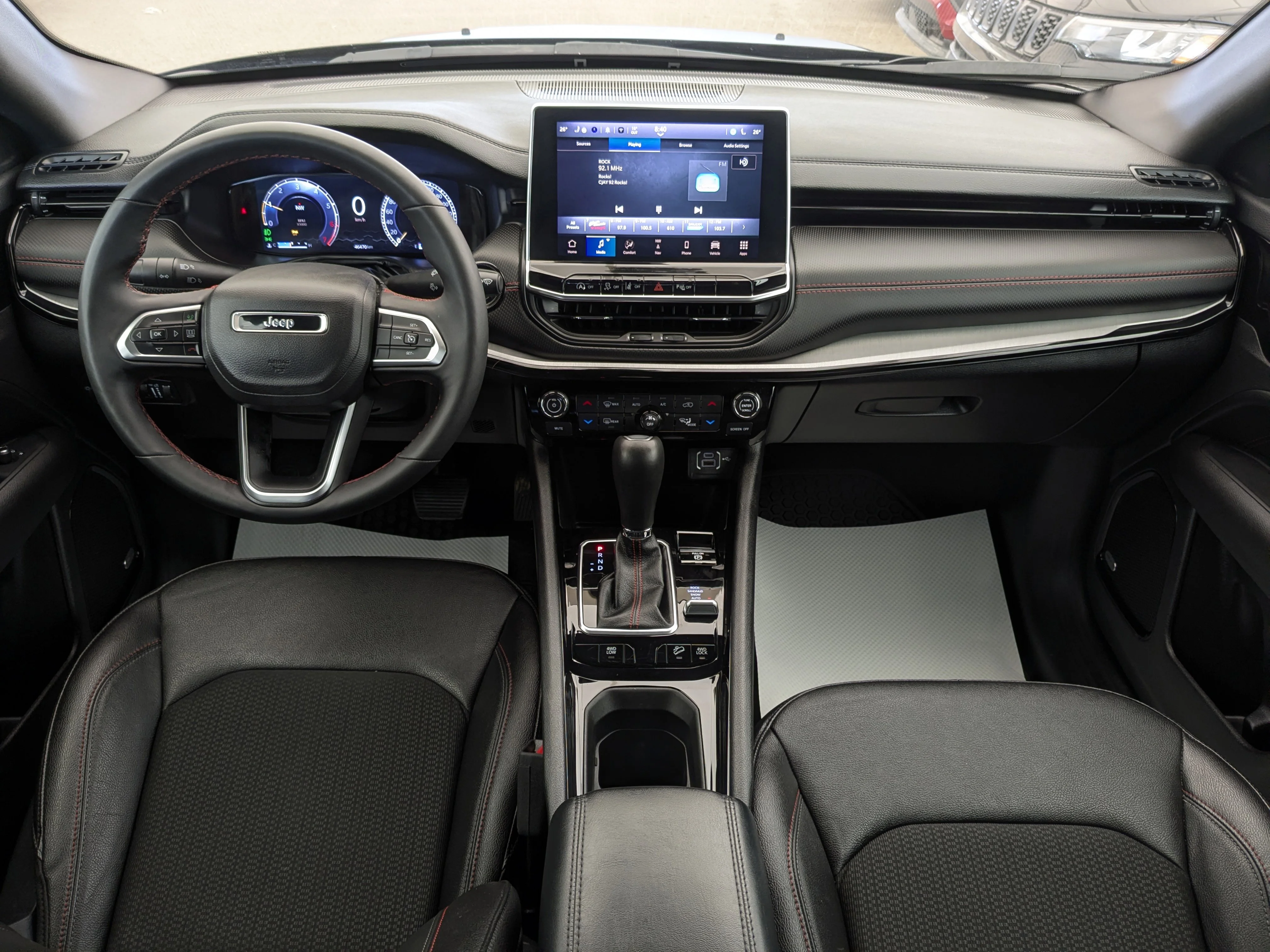 Used 2024 Black Jeep Trailhawk - Sun & Sound Group - Dual Pane Sunroof - Leather - NAV & More image 26