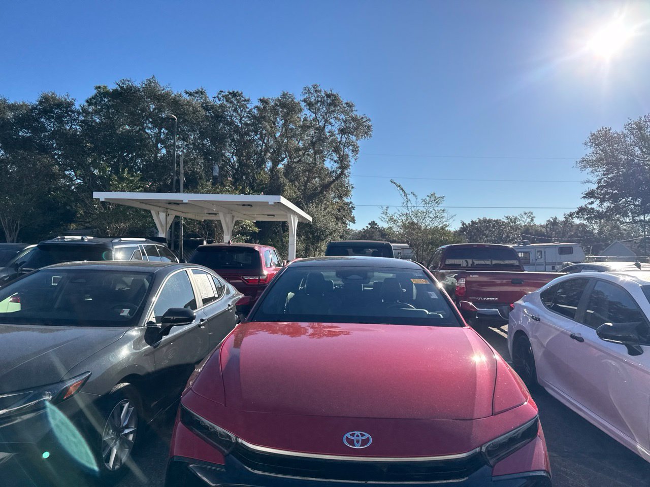 Used 2023 Red Toyota Limited image 2