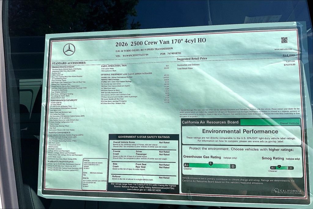 New 2026 Arctic White Mercedes-Benz Crew 170 WB image 11